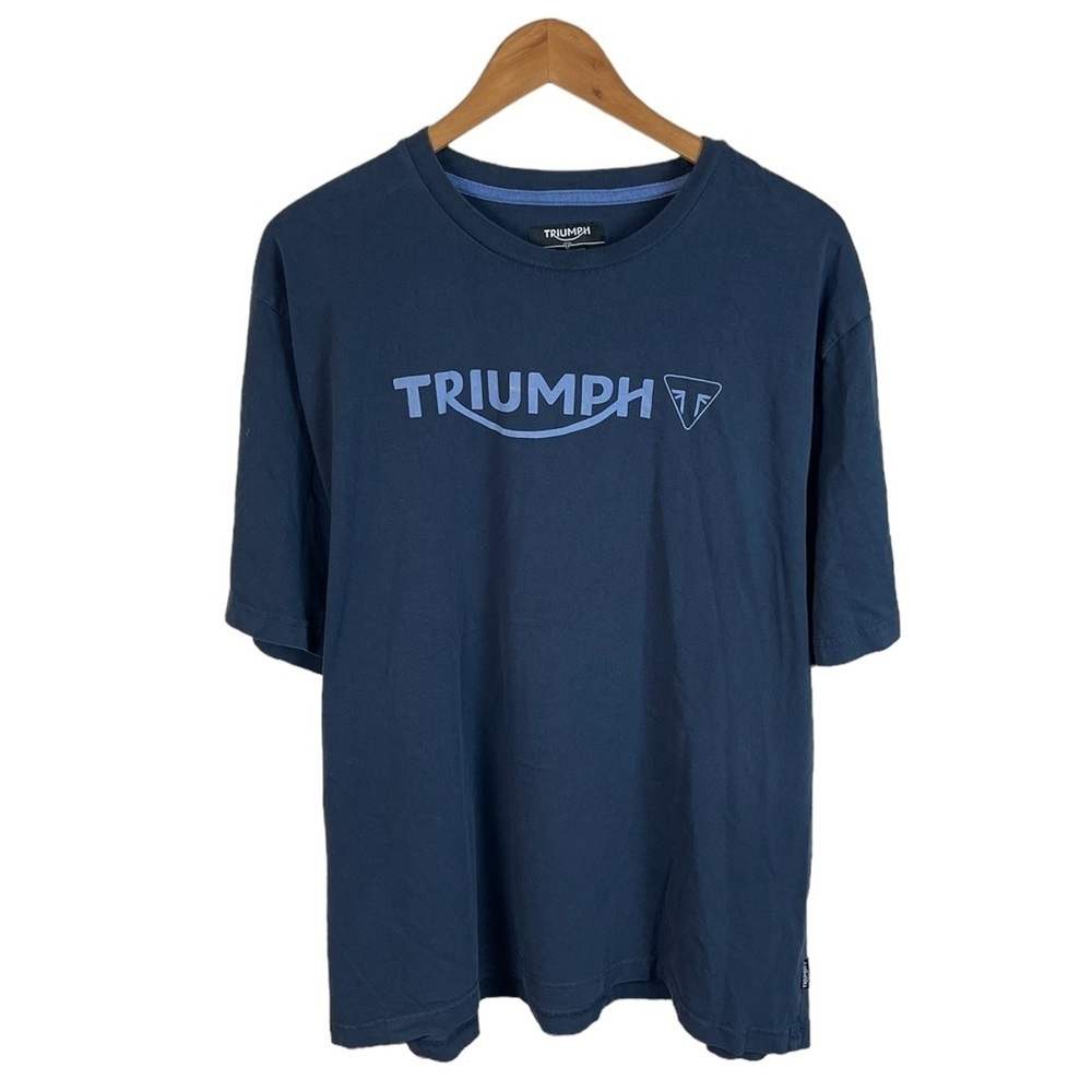 TS987 Men’s Triumph Motorcycle Brand UK London Logo T Shirt 3XL